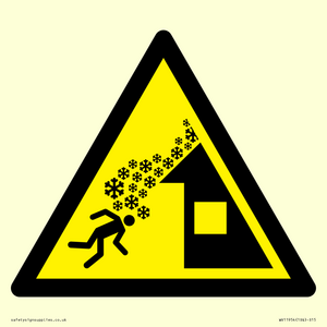W040 Warning: Roof avalanche